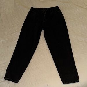 Shein Black Straight leg jean